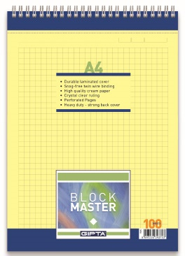 BLOKNOT BL. MASTER SP.KARTON A5*100YP KAR .1385 BLOKNOT BL. MASTER SP.KARTON A5*100YP KAR .1385
