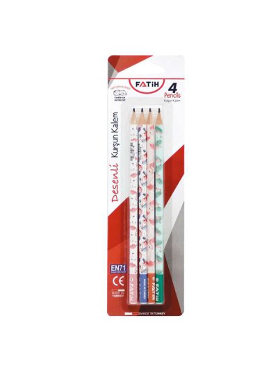 KURSUN KALEM DESENLI BLS 4 LU KURSUN KALEM DESENLI BLS 4 LU